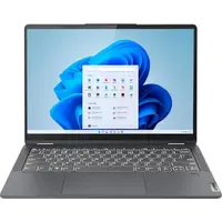 لابتوب لينوفو ايديا باد فليكس 5 2n1 القابل للتحويل - معالج انتل كور i5-1235U، ذاكرة وصول عشوائي 8 جيجا، قرص SSD 512 جيجا، معالج رسومات انتل ايريس اكس اي، شاشة 14 بوصة WUXGA IPS 300nits متعددة اللمس 10 نقاط، إضاءة خلفية، بصمة الإصبع., 4 image