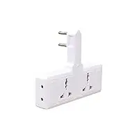 Extension Cord مع USB, 3 USB Outlets and 1 Type C | Independent Power Key, Max 1 Amp, Overload Protection and Child Safety, 2 Meter Power Cable (633, أسود), 3 image