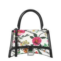 Gucci Womens X Balenciaga Small Flora Hourglass Shoulder Bag, 4 image