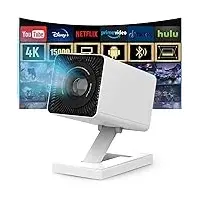جهاز عرض فيلوينت للاستخدام المنزلي صغير 2025 إصدار مطور يعمل بنظام أندرويد TV ودوران 270 درجة ونظام هاي فاي خارجي سبيكر عرض قصير المدى 27000 لومن عرض سقف عالي السطوع 1080 بكسل واي فاي 6, 5 image