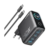 شاحن من أنكر بتقنية USB، متوافق مع ماك بوك وآيباد وآيفون وجالاكسي S24/S23، بثلاثة منافذ, 5 image