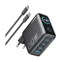 شاحن من أنكر بتقنية USB، متوافق مع ماك بوك وآيباد وآيفون وجالاكسي S24/S23، بثلاثة منافذ, 5 image