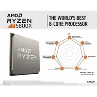 معالج سطح المكتب AMD Ryzen 7 5800X ثماني النواة 16 خيطًا - 8 أنوية و 16 سنًا, 3 image