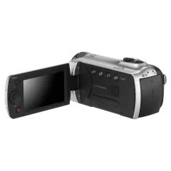 f50 flash ذاكرة 52x zoom camcorder فضي, 3 image