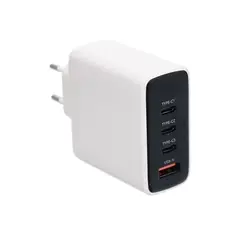 G POWER GP C17 100W 4 PORT شاحن USB A AND 3USB C QUALCOMM سريع CHARGE 3.0 COMPATIBLE WITH Macbook Pro Ipad Galaxy Pixel Iphone AND MORE أبيض أسود, 4 image