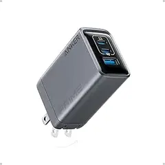 شاحن من أنكر بتقنية USB، متوافق مع ماك بوك وآيباد وآيفون وجالاكسي S24/S23، بثلاثة منافذ