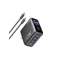 شاحن من أنكر بتقنية USB، متوافق مع ماك بوك وآيباد وآيفون وجالاكسي S24/S23، بثلاثة منافذ, 4 image