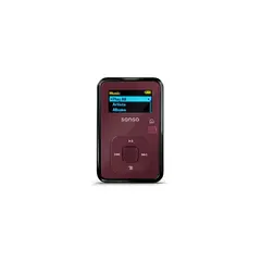 Sansa Clip+ MP3 مشغل (أحمر) - 4GB