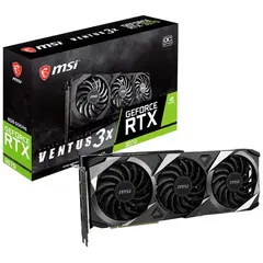 بطاقة رسومات من MSI Gaming GeForce RTX 3070 8GB GDRR6 256-Bit HDMI/DP TORX Fan 3.0 Ampere Architecture OC (RTX 3070 Ventus 3X OC)