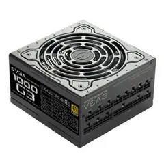 EVGA G3 220 1000 X One 1000 Watt باور سبلاي , ذهبي +80 Plus