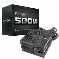 EVGA باور سبلاي أبيض 500 Watts, 3 Years Warranty, باور سبلاي, أسود
