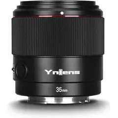 YONGNUO YN35mm F2S DF DSM Auto Focus Wide Angle Prime Lens for Sony, F2 Large Aperture Full Frame APS-C for Sony E Mount Camera أسود