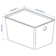 KUGGIS box with lid, 2 image