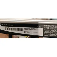 إتش بي M27f 27 بوصة IPS Lقرص مدمج شاشة - فضي,أسود, 4 image