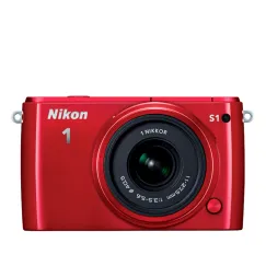 كاميرا نيكون 1 J1 Two-Lens Wide Angle طقم أحمر