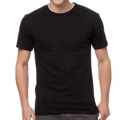 T-قميص, Color: أسود, اللون: Black, الحجم: Medium, 2 image