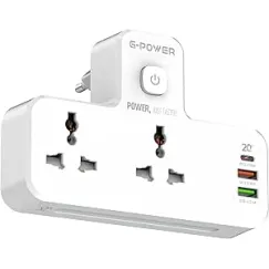 سيارة طاقة sc2311 طاقة extension socket double plug adaptor with touch يد تحكم nightlight with 1 pd 20w 1 qc3 18w صندل تلقائي أديداس محمول 12w بلو راي أبيض