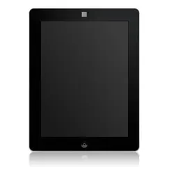 Apple ® - iPad ® مع Retina ® شاشة Wi-Fi - 64GB - أسود