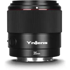 YONGNUO YN35mm F2S DF DSM Auto Focus Wide Angle Prime Lens for Sony, F2 Large Aperture Full Frame APS-C for Sony E Mount Camera أسود