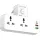 منتج G-Power SC2311 Power Extension Socket Double Plug Adaptor with Touch Control Nightlight With 1 PD 20W,1 QC3.0 18W And Auto ID Port 12W - أبيض منتج G-Power SC2311 Power Extension Socket Double Plug Adaptor with Touch Control Nightlight With 1 PD 20W,1 QC3.0 18W And Auto ID Port 12W - أبيض