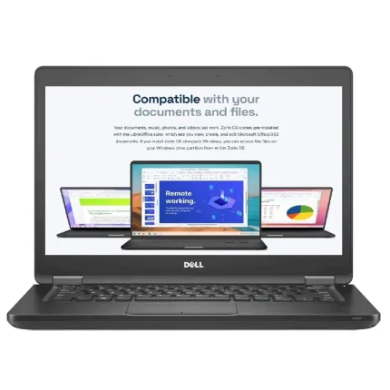 حاسوب محمول 14" ديل Latitude حاسوب محمول: Intel i5! 4جيجابايت RAM! 256جيجابايت SSD! Zorin Core إصدار!, 5 image