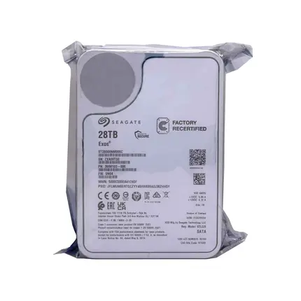 قرص صلب SEAGATE EXOS X22 ST28000NM000C سعة 28 تيرابايت CMR SATA 6 جيجابايت/ثانية مقاس 3.5 بوصة ENTERPRISE, 3 image