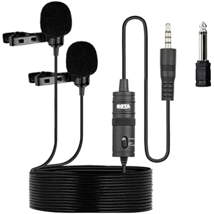 BY-M1DM LU-D5707 Omnidirectional Microphone Black