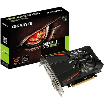 كارت شاشة جيجابايت gtx 1050 ti 4 جيجابايت ddr5