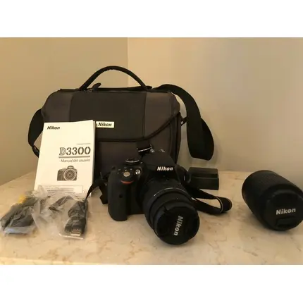 كاميرا نيكون D3300 الكاميرا الرقمية 24 ميجابيكسل جوده عاليه بطارية ليثيوم ايون, 4 image