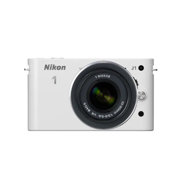 نيكون 1 J1 One-Lens طقم أبيض