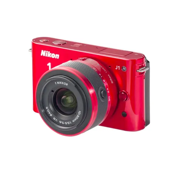 كاميرا نيكون 1 J1 Two-Lens Wide Angle طقم أحمر, 2 image