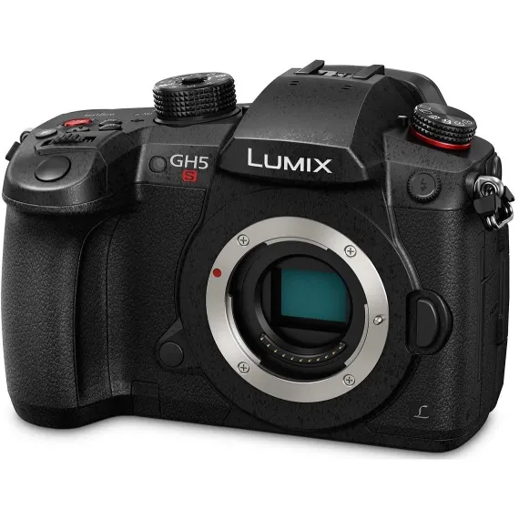 باناسونيك LUMIX GH5S Body 4K كاميرا رقمية ، كاميرا 10.2 ميجابكسل بدون مرآة مع مستشعر MOS عالي الحساسية