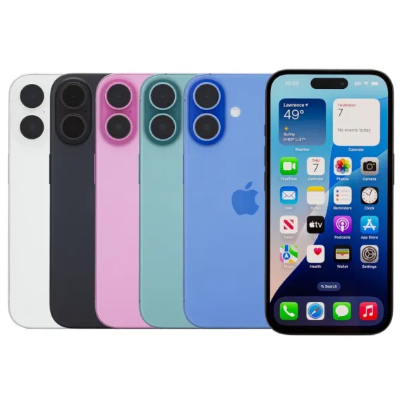 هاتف ذكي آبل آيفون 16 128جيجابايت Factory غير مقفل AT&T T-Mobile Verizon Very Good Condition, 4 image