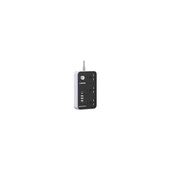 منتج G-Power GP342 Power Strip Surge بروtector Containing 220 Volt With Three Universal International Socket بروvides Two Type C Charging Ports 20 Watt - أسود رمادي, 5 image