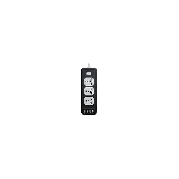 منتج G-Power GP342 Power Strip Surge بروtector Containing 220 Volt With Three Universal International Socket بروvides Two Type C Charging Ports 20 Watt - أسود رمادي, 6 image