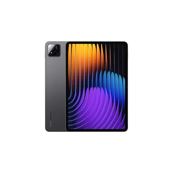 جهاز شاومي باد 7 برو إصدار زجاجي غير لامع 12 جرام + 512 جرام رمادي 3.2 كيلو هيرتز شاشة عالية الدقة 800 شمعة في المتر المربع معالج سناب دراجون الجيل الثالث مع خاصية الذكاء الاصطناعي شاومي هايبر أو إس 2 جوجل جيميني كواد سبيكر دولبي فيجن بطارية 8850 مللي أمب