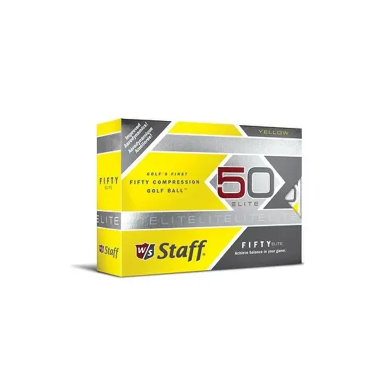 NEW Wilson Staff Fifty Elite Yellow Golf Ball