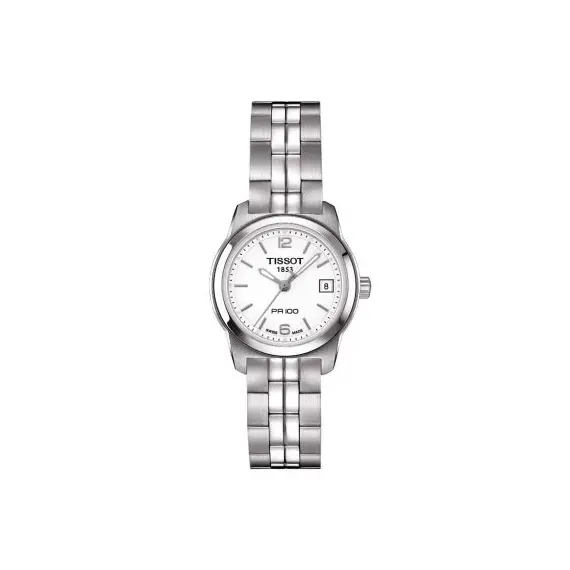 PR 100 Women's White Quartz Watch