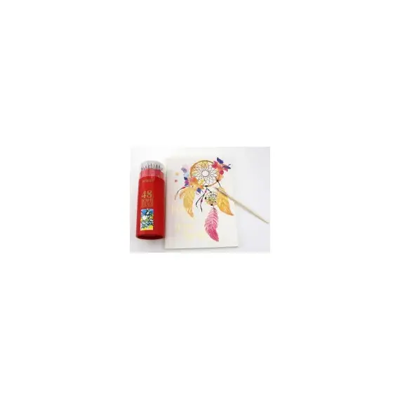 Set of 48 watercolor wood color brushes M&G, 4 image Set of 48 watercolor wood color brushes M&G, 4 image