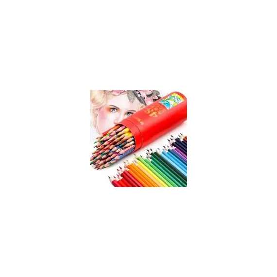 Set of 48 watercolor wood color brushes M&G, 5 image Set of 48 watercolor wood color brushes M&G, 5 image