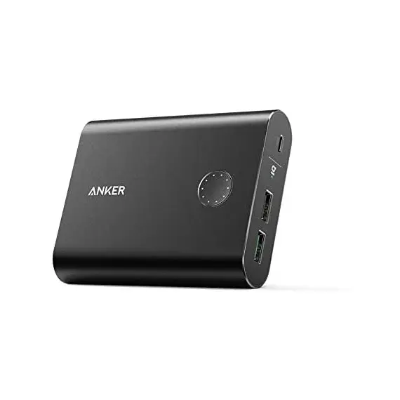 أنكر بنك الطاقة المحمول 13400مل امبير - أسود - A1316