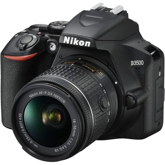 كاميرا نيكون D3500 دي اس ال ار بعدسة 18-55 ميجابيكسل 24.2 AF-P, 4 image