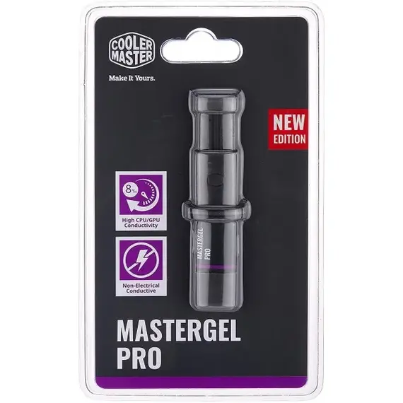 Cooler MASTERGEL PRO V2 Thermal Pasta 1.5GR/GRIS/8W/M-K MGY-ZOSG-N15M-R2 Cooler MASTERGEL PRO V2 Thermal Pasta 1.5GR/GRIS/8W/M-K MGY-ZOSG-N15M-R2