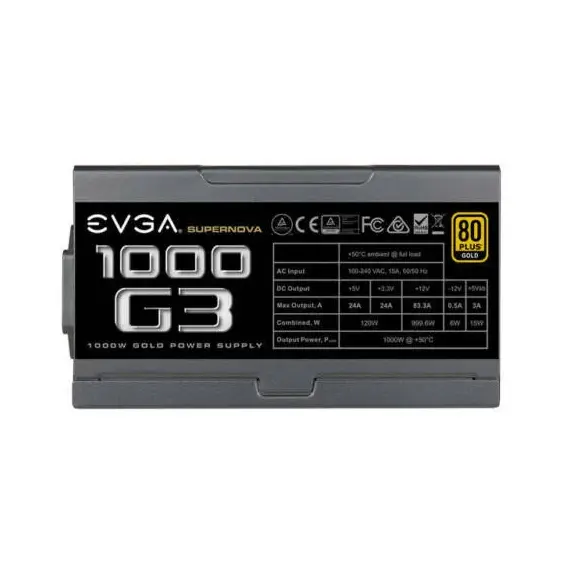 EVGA G3 220 1000 X One 1000 Watt Power Supply , Gold +80 Plus, 3 image