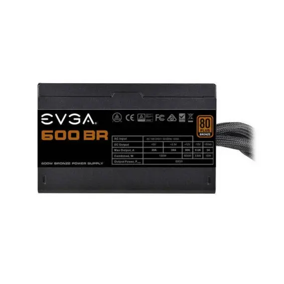 EVGA 600 BR 100-BR-0600-K1 600W 80 PLUS Bronze ATX12V & EPS12V
