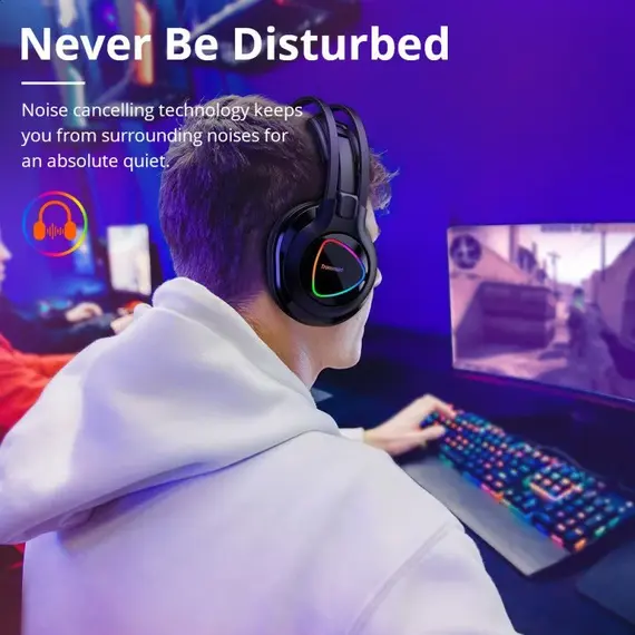 سماعات رأس للالعاب جلاري الفا من ترونسمارت - اسود, 9 image