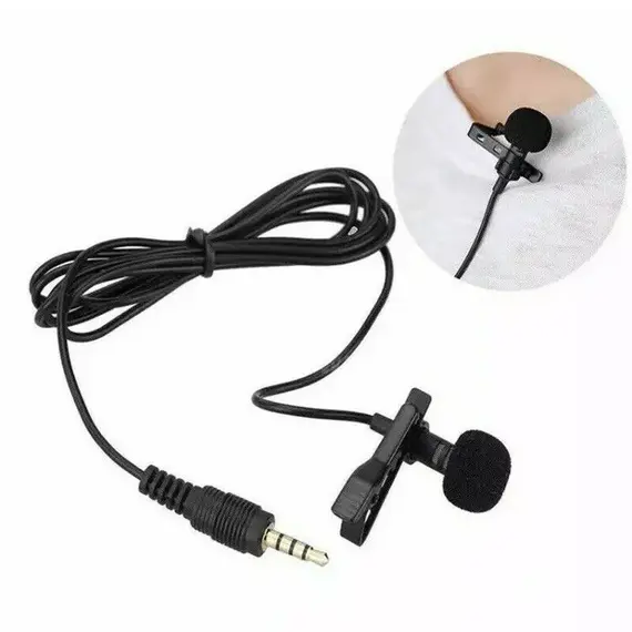 Lavalier microphone for lavalier 3.5 meters microphone works on Android and iPhone devices, 4 image