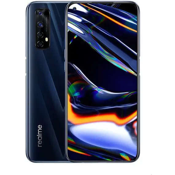 ريلمي 7 بشريحتي اتصال - 128 جيجا، 8 جيجا رام، شبكة الجيل الرابع ال تي اي - اسود