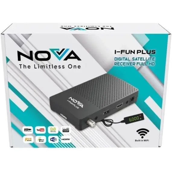 ريسيفر اي فن بلص من نوفا عالي الدقة مع واي فاي مدمج, 2 image