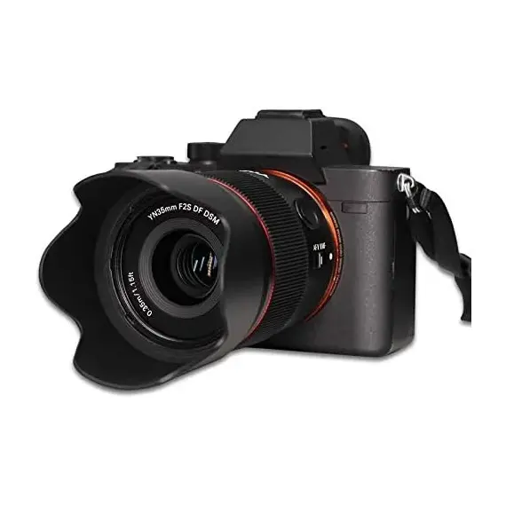 YONGNUO YN35mm F2S DF DSM Auto Focus Wide Angle Prime Lens for Sony, F2 Large Aperture Full Frame APS-C for Sony E Mount Camera Black, 9 image